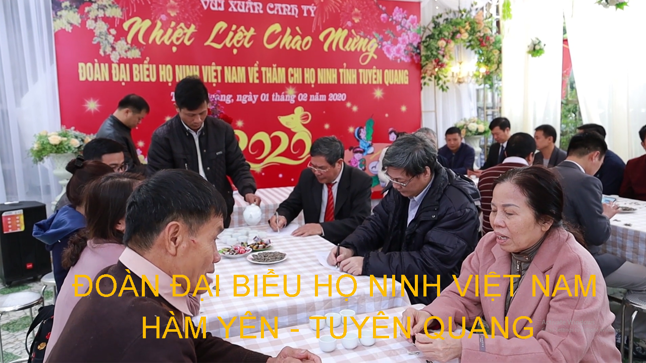 Đoàn đại biểu Họ Ninh Việt Nam về thăm Tuyên Quang